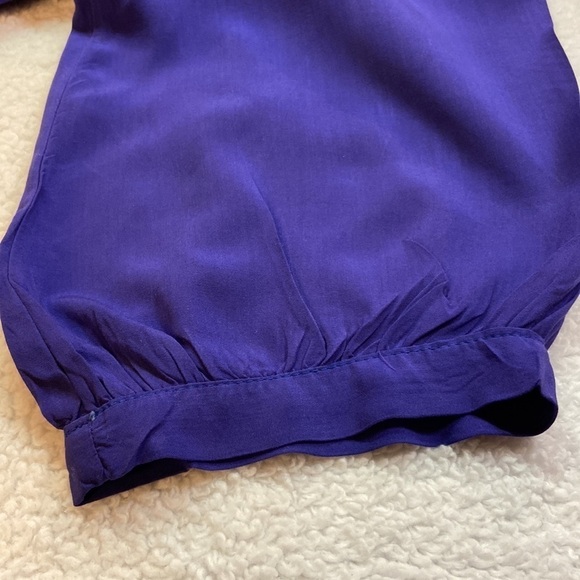 Splendid Boat Neck Balloon Sleeve Shift Dress DEEP RICH PURPLE Size Small EUC - Picture 13 of 14